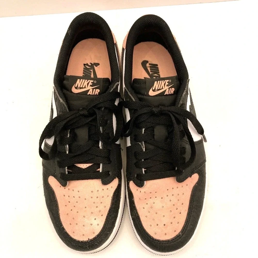 Nike Air Jordan 1 Low OG Bleached Coral Pink EU 41 Mens 8 Womens 9.5